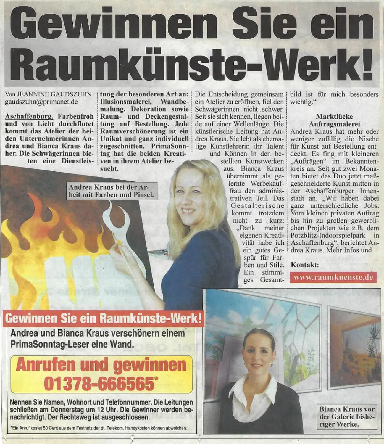 Zeitungen von Atelier Raumkünste